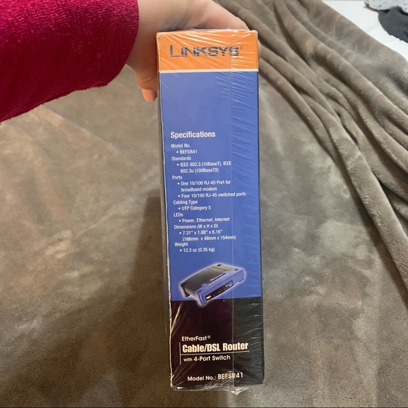 NEW Cisco Linksys EtherFast 4-Port Cable/DSL Wired Router BEFSR41 - Picture 10 of 10